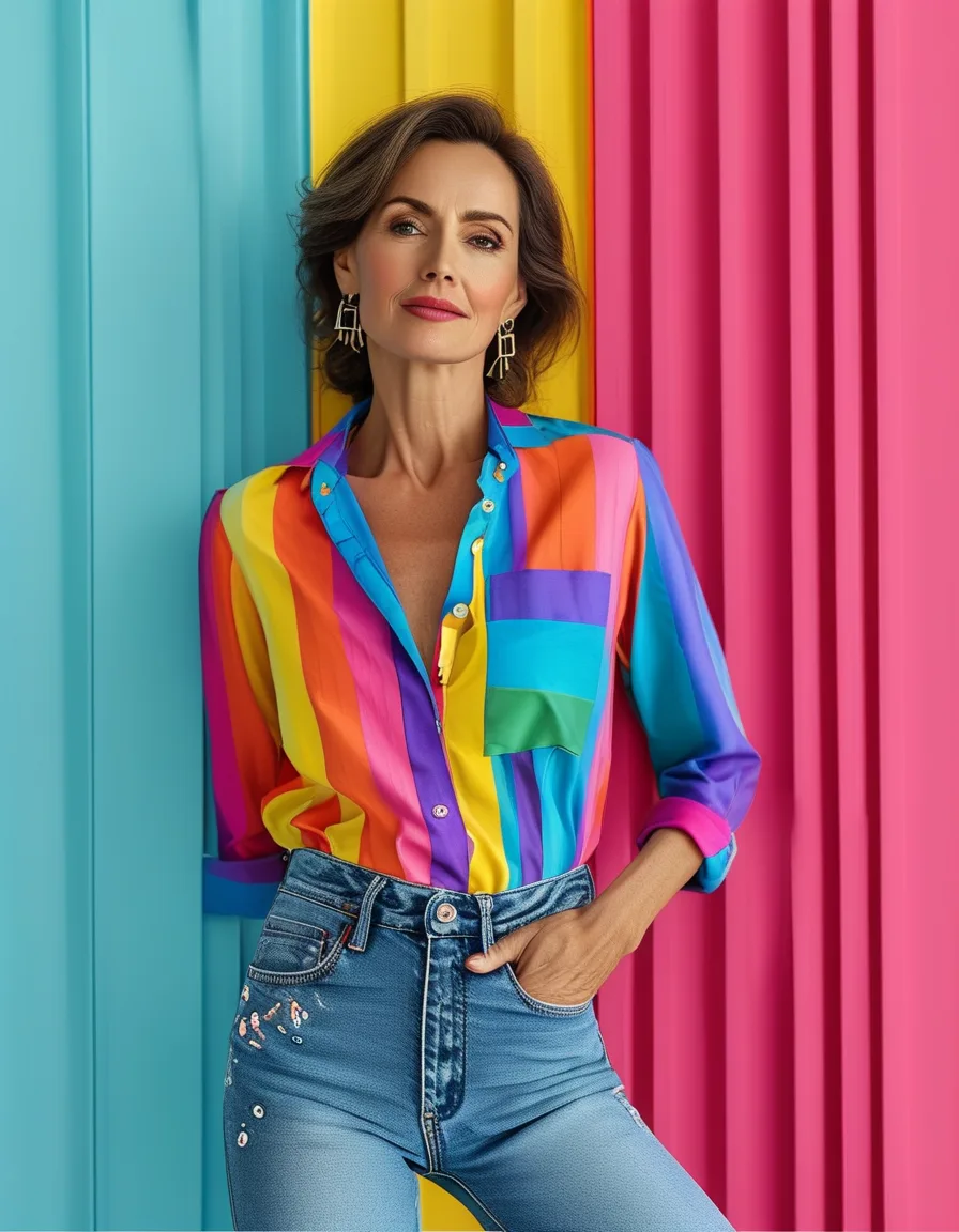 Colored Denim, Grown Up: How to Wear It Without Looking Like 2012