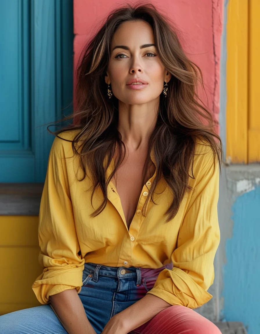 Colored Denim, Grown Up: How to Wear It Without Looking Like 2012